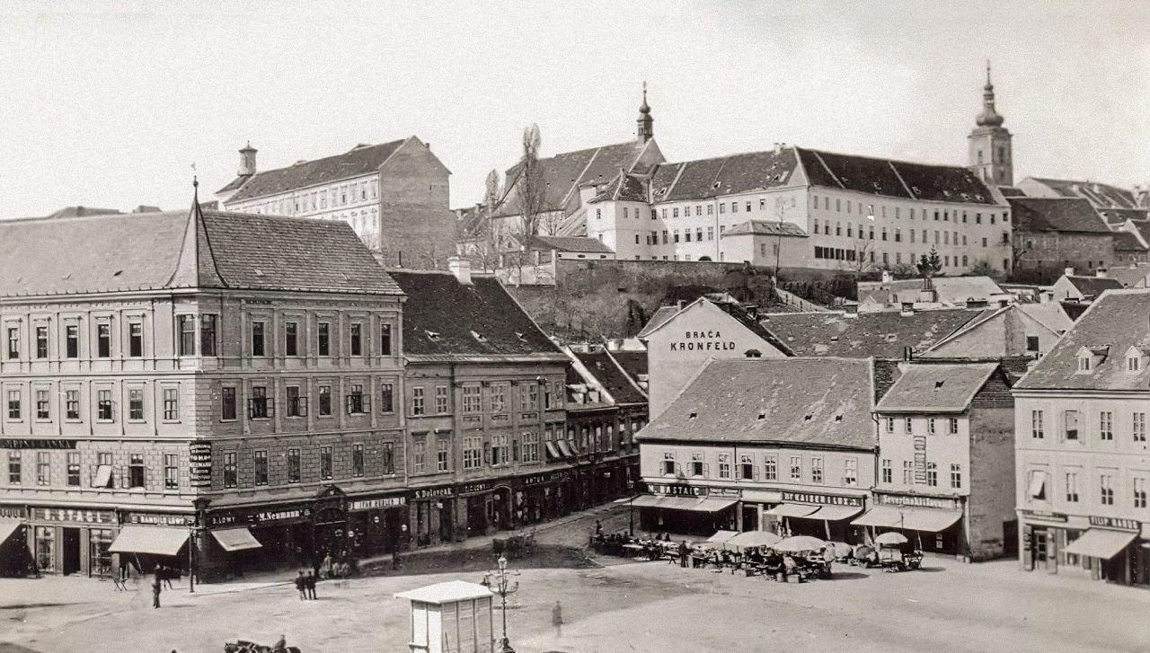 Trg bana Jelačića prije 1884. godine